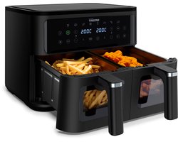 Tristar Dubbele Airfryer FR-9429 - 2x 4,5 Liter - Dubbele Mand - Kijkvenster - 9L - 2500W