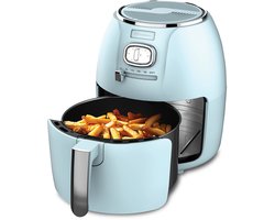 Westinghouse Retro Airfryer - 1500W - Heteluchtfriteuse - 4L - PFAS-Vrij - tot 200 Graden - Tot 4 personen - Blauw