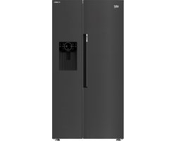 Beko B7RGNE665ZDS | Amerikaanse koelkast | Energieklasse D | Zwart