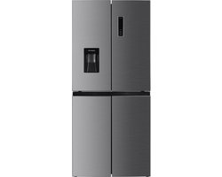 Bella BMD448-WSDI - Amerikaanse Koelkast - 4 Deuren - 3 jaar garantie - Waterdispenser - No-Frost - Digitaal Display