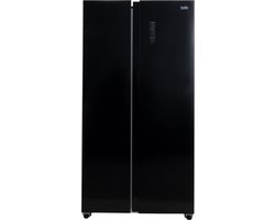 Bella BSBS-445.1BE - Amerikaanse koelkast - Display - 442 Liter - No Frost - Zwart