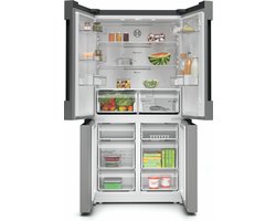 Bosch KFN96VPEA - Serie 4 - Amerikaanse koelkast - 4 French Door - Extra breed - RVS - VitaFresh XXL - Total No Frost