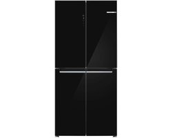Bosch Serie 4 KMC85LBEA, Vrijstaand, Multideur, Zwart, 4 deur(en), Touch, Op de deur