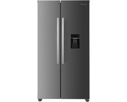 Fram FSBS-HM440NFXWDE++ Amerikaanse Koelkast – Side-by-Side – 439L – Waterdispenser – No Frost – LED Touch Display – Zilver