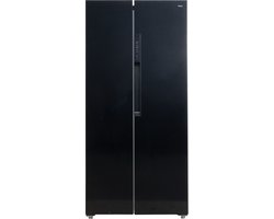 Frilec BONNSBS-238-200EB - Amerikaanse koelkast -Digitaal display - Zwart