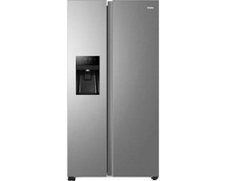 Haier HSR3918FIMP – Amerikaanse Koelkast – Modern RVS Look– Water- & IJsdispenser – No Frost – Multi AirFlow