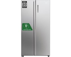 Haier HSW59F18DNMM - Amerikaanse koelkast - 615L - 90 cm - Total No Frost - D class - Inox Look