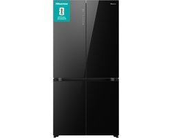 Hisense RQ768N4GBE amerikaanse koelkast Vrijstaand 591 l E Zwart