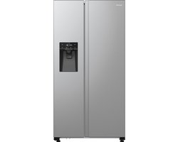 Hisense RS5P535NPCE - Amerikaanse koelkast - No-Frost - 178 cm hoog - 566 liter - Energielabel E - Invriesvermogen 12 kg/24u - Geluidsniveau 39 dB - LED Display - SuperCool - FastFreeze - Deuralarm - Interverter Compressor