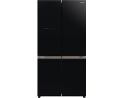 Hitachi R-WB640VRU0 amerikaanse koelkast Vrijstaand 514 l F Zwart