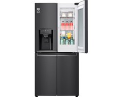 LG GMX844MCBF Amerikaanse koelkast met InstaView™ Door-in-Door™ - Smal design - 508L inhoud - DoorCooling+™ - Water- en ijsdispenser met UVnano™ - Inverter Linear Compressor