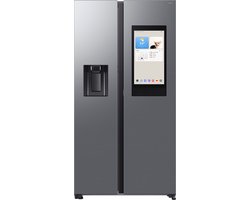Samsung Family Hub™ RS90F66BETEF - 9-serie - Amerikaanse koelkast - Wifi - Mat inox