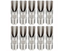 10 Pack Metalen NPT 1/2 "Automatische Varken Tepel Drinker voor Zaaien biggen Drinken
