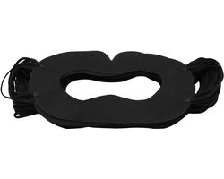 100 stuks niet-geweven gezichtsmaskers voor VR-brillen, beschermend tegen zweet en stof, voor hygiënisch en comfortabel gebruik tijdens het gamen