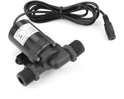12V DC High Temperature Brushless Submersible Water Pump - Low Noise Circulation Pump 1/2 inch for Solar Water Heater