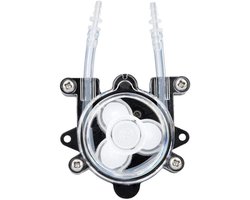 12V Mini Peristaltische Pomp voor Laboratorium Dosing - Constante Stroom Slang Druppel Meter Pomp voor Doorstroomhoeveelheid Beheerd (2x4mm Rubber Slang)