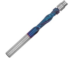 1/4 Shank Spiraalvormige Router Bit met Bovenste Bearing voor Hout Trimmen - Carbide Flush Trim