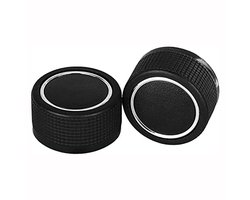 2 Pack Achter Radio Volume Control Knop voor 07-13 Compatibel met Chvye GCM Dial Tuner
