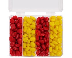 200 stuks zachte nep maïs aas voor karpervissen met realistische uitstraling en aantrekkelijke geur, ideaal als drijvend lokaas voor effectief vissen