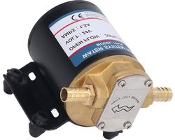 24V Elektrische Zelfaanzuigende Vloeistofpomp - Schottenpomp Tandwielpomp - 2GPM 3 Meter Opvoerhoogte