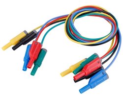 2m Stapelbare Banaan Meetsnoeren Testkabel Set - Vervangbare Sondedraden voor Elektrisch Testen