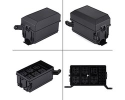 6-voudige relaishouder van duurzaam kunststof voor auto, SUV, off-road en pickup trucks, met stevige pasvorm voor eenvoudige installatie en betrouwbare verbindingen