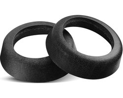 Allecto Plus - 2 stuks leren zuigermanchetten voor waterpompen type 75 (zwart) - Sterke en duurzame accessoires