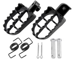 Aluminium voetsteunen van 8 mm voor vervanging, geschikt voor 50cc tot 125cc Taotao Dirtbike, Motocross en MX modellen zoals PW50, PW80 en TTR90, duurzaam en stevig