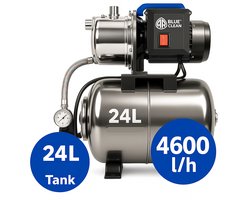 Annovi Reverberi ARGP1100PB Hydrofoorpomp met Vat / Hydrofoor met drukschakelaar - Tuinpomp 1100W a 4600l/h - 24L Tank - RVS Pomphuis
