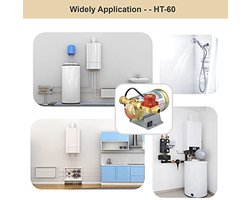 Automatische Drukschakelaar Waterpomp G3/4in - 220V 60W - Voor Douche en Zonneboiler