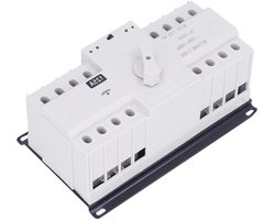 Automatische Overdrachtsschakelaar 125A met Dubbele Stroomvoorziening NLQ4-125-4P - Klein Formaat - EPS-Interface - Veel Gebruikt in Kantoorgebouwen - Centra