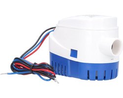 Bilge Dompelpomp Automatische Lenswaterpomp voor Kleine Boot - DC 24V-1100GPH - Blauw .