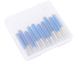 CNC Freesbits - 10 Stuks 3.175mm Gecoate Tungsten Staal PCB Graveer Frees Gereedschap (3.175*10°*0.1)