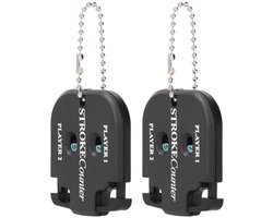 Counter, Marqueur De Score Petanque Obut, 2 Pieces Portable Score Counter Mini Stroke Score Counter with Keychain
