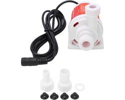 DC 12V Submersible Pump (1000 L/h, 10 W), Ultra Quiet Water Pump, High Flow Pump, Frequency, Tailless Conversion Amphibian Pump for Home, Pond Basin, Fountains