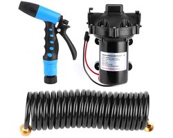 Dekwaspompset - Verbeterde Roestbescherming, Professionele Pomp voor Diverse Reiniging, RV-waterpomp Geschikt voor Zoet en Zout Water, Geluidsreductiefuncties