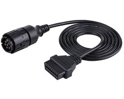 Diagnosekabel met 10-pins naar 16-pins OBD2 adapterconnector voor motorfietsen, geschikt voor ICOM-D, voor eenvoudige en betrouwbare voertuigdiagnose
