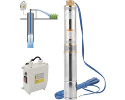Diepbronpomp 4000 l/u - Waterpomp met 20 m Kabel en Zandbestendig Ontwerp