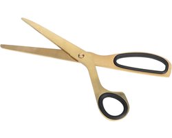 Elegante Roestvrijstalen Gouden Schaar - Verguld Lichtgewicht en Uniek Asymmetrisch Ontwerp voor Modemensen en Huisdecoratie