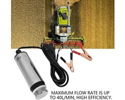 Elektrische dompelpomp DC 24V - Water-, olie-, diesel- en brandstofoverslagpomp voor kerosinetankstations