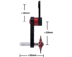 Fietskettingspanner voor vouwfiets met enkele snelheid, handige kettinggeleider en snelheidsregelaar voor soepel schakelen en betere fietsprestaties