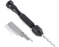 Handboren Set met Mini Pin Bankschroef - Spiraalboren Set HSS Microboren