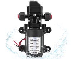 Hogedruk waterpomp 12v, 116Psi Zelfaanzuigende waterpomp Olieoverdrachtspomp Elektrische afzuigkap voor caravankampeerboot