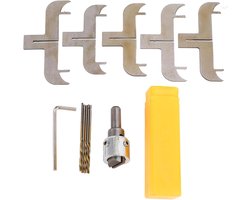 Houtarmbandfreesset voor Doe-het-zelf Sieraden Maken met Stalen Ringboor - Houtbewerkingsgereedschap