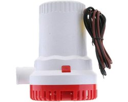 KARZO - Elektrische high flow bilgepomp met 1500GPH/2000GPH capaciteit, 12V/24V spanning, geschikt voor boot, jacht en caravan, draagbaar en efficiënt waterpompen