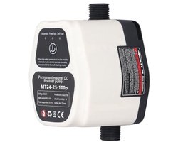 KARZO - Waterpomp, waterdrukverhogende pomp 25L Smart Sensing 100-240V voor thuis (EU-stekker)