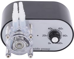 Peristaltische Pomp, Enkele Kop Hoogstromende Peristaltische Pomp voor Experimenten 114-500 Ml/Min AC100-240V met Flexibele Aanpassing(EU Plug)