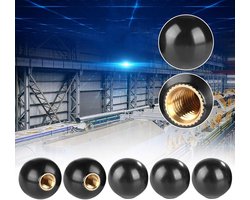 Ronde Bakelieten Kogelknop Handvat Versnellingspookknop - Set van 5 stuks, Vervanging voor Grasmaaiers