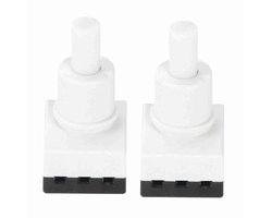 Set van 2 binnenverlichtingsschakelaars voor dome lamp, geschikt voor TSX, eenvoudig te vervangen en duurzaam voor optimale functionaliteit