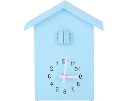 Stille en Duurzame Huisklok met Vogeldecoraties en Stipt Alarm